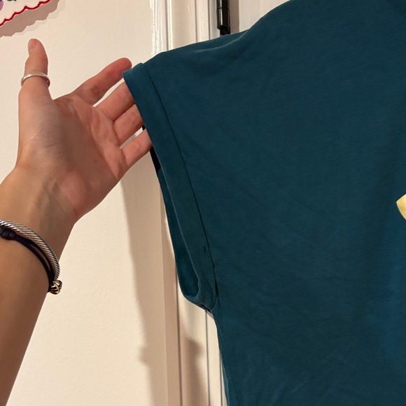 Under Armour Women's Blue and Gold Short Sleeve Tee - Picture 2 of 6